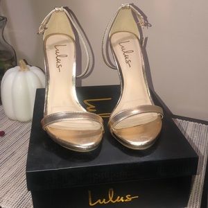 Gold heels